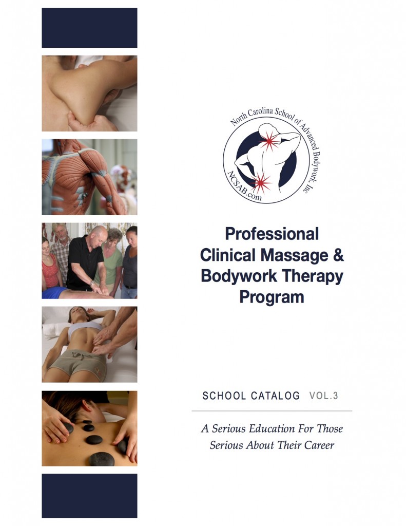 NCSAB Course Catalog - clinical / medical massage therapy school information in Charlotte, NC